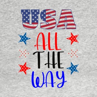 USA All The Way T-Shirt